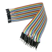 30cm 40 Pin Erkek Dişi Dupont Kablo Ayrılabilir 2.54mm 10 Renk Breadboard Atlama Kablosu Jumper Test Prototip Deneme Devre Bağlantı Tel thumbnail 7