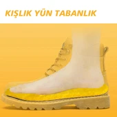 LX09 - Vegan Doğal Mantar Sarı Peluş | Doğal Isı, Soğuk Havalara Özel, Sıcak Tutan Iç Tabanlık - 4