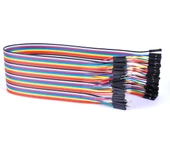 30cm 40 Pin Erkek Dişi Dupont Kablo Ayrılabilir 2.54mm 10 Renk Breadboard Atlama Kablosu Jumper Test Prototip Deneme Devre Bağlantı Tel thumbnail 4