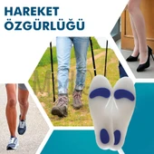 MG01 - Silikon Ortopedik | Ark Destekli, Darbe Emici, Topuk Dikeni Için Yumuşak Iç Tabanlık - 5