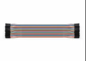 30cm 40 Pin Dişi Dişi Dupont Kablo  Ayrılabilir 2.54mm 10 Renk Breadboard Atlama Kablosu Jumper Test Prototip Deneme Devre Bağlantı Tel thumbnail 3