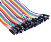30cm 40 Pin Dişi Dişi Dupont Kablo  Ayrılabilir 2.54mm 10 Renk Breadboard Atlama Kablosu Jumper Test Prototip Deneme Devre Bağlantı Tel thumbnail 2