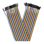 30cm 40 Pin Dişi Dişi Dupont Kablo  Ayrılabilir 2.54mm 10 Renk Breadboard Atlama Kablosu Jumper Test Prototip Deneme Devre Bağlantı Tel thumbnail 1
