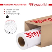 Feyza Bilişim Plotter Polyesteri İnkjet Waterprof (Diazo) Kağıdı  125 Micron Rulo 91.4cm x 30mt (1) - 1