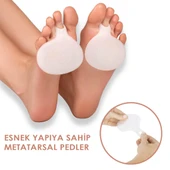 MG05 - Silikon Metatars Desteği | Yumuşak, Darbe Emici, Ayak Ön Bölgesi Için Koruyucu Ped - 3