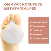 MG05 - Silikon Metatars Desteği | Yumuşak, Darbe Emici, Ayak Ön Bölgesi Için Koruyucu Ped - 1