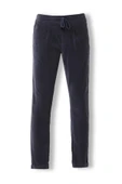 Erkek Kadife Boyfriend Pantolon , Slim Fit Rahat Kesim Beli Bağlamalı Yan Cepli Jogger Pantolon - 2