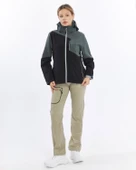 Mapamyumco Windbreaker Kadın Ceket-FÜME-SİYAH thumbnail 2