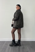 LEOPAR DESENLİ BLAZER CEKET - 4