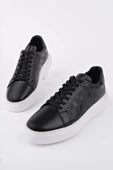 Muggo MORTA Kalın Taban Bağcıklı Hakiki Deri Erkek Günlük Sneaker Spor Ayakkabı - 10