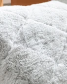 English Home Soft Touch Rabbit Peluş Kırlent Kılıfı Gri - 2