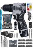 DAFLONG PRO ÖZEL SERİ 84 PARÇA KÖMÜRSÜZ GÜÇLENDİRİLMİŞ MOTOR ŞARJLI ARMUT BATARYA MATKAP - 2
