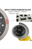 SHDIATOOL Mesh Turbo 5" 125mm Granit Mermer Seramik Karo Tuğla Için Elmas Taşlama Diski - 2