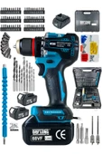 DAFLONG Pro Özel Seri Kömürsüz 84 Parça Şarjlı Matkap-mvı - 2