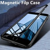 Apple iPhone SE 2020 Kılıf Zore Devrim Mıknatıslı Cam Kapak - 5