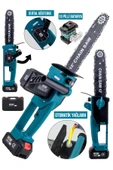 DAFLONG YENİ NESİL KÖMÜRSÜZ 12 INCH DİJİTAL GÖSTERGELİ OTOMATİK YAĞLAMALI ODUN-DAL BUDAMA MAKİNASI-B - 1