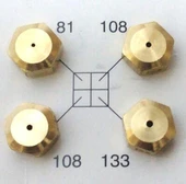 4lü Takım Doğalgazlı Ocak Memesi Arçelik Beko Uyumlu Doğalgaz Ng Enjektörü Seti - 1