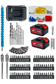 DAFLONG ÖZEL SERİ  84 PARÇA KÖMÜRSÜZ GÜCLENDİRİLMİŞ MOTOR DARBELİ ŞARJLI MATKAP - 4