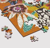 Galison Leopar Desenli Vazo Ahşap Puzzle - 4
