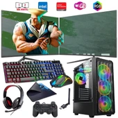 İ7 12700F 16GB DDR4 1TB m2 8GB RX580 Çift 24" Monitörlü Oyun Bilgisayarı (Gaming SET) thumbnail 1