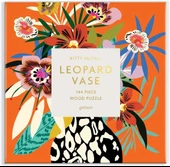 Galison Leopar Desenli Vazo Ahşap Puzzle - 6