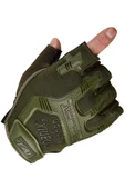 Mechanix Yarım Parmak Eldiven- Taktik Destekli Kadın&Erkek unisex Eldiven - 5