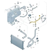 VW Passat B5 1997-2000 1.6 ARM Motor Su Soğutma Borusu 06B121065AC - 3