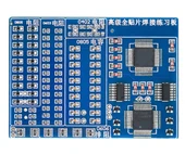 Smd Lehim Öğrenme Seti 77 Parça  Smt Elektronik Eğitim Kiti Deney Pratikleme Kartı Qfp44 Sop16 0402 0603 0805 Direnç Melf Diyot Sot23 Transistör - 4