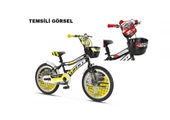 20J ÜMİT TRENDY ÇOCUK BİSİKLETİ - SİYAH KIRMIZI - 1