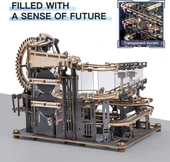 Robotime 3D Ahşap Puzzle Mekanik Dişli Model - 5