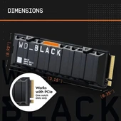 WD_BLACK 1 TB SN850 NVMe Dahili Oyun SSD Kartı - 3