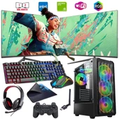 i5 12400F 16GB DDR4 1TB m2 8GB RX580 Çift 24" Monitörlü Oyun Bilgisayarı (Gaming SET) thumbnail 1