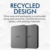 LaCie Mobile Drive Secure External Hard Drive Taşınabilir HDD - Refresh - 6
