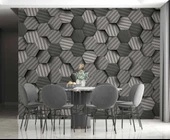 3 Boyutlu Carbon Fiber Görünümlü Duvar Kağıdı Baskı thumbnail 5