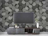 3 Boyutlu Carbon Fiber Görünümlü Duvar Kağıdı Baskı thumbnail 3