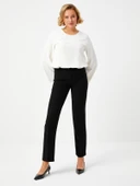 Faik Sönmez Minimalist Kadın Pantolon - Regular Fit - Yüksek Bel - 1