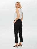 Faik Sönmez Minimalist Crop Kadın Pantolon - Yüksek Bel - Modern thumbnail 11