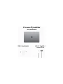 Apple MacBook Air M3 24GB 512GB SSD macOS 15" Taşınabilir Bilgisayar Gece Yarısı MC9L4TU/A - 6