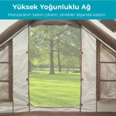HABL 8 Kişilik 8m2 Su,Rüzgar ve Kar Geçirmez 420D Oxford Kumaşlı 4 Mevsim Şişme Çadır 320cm(U) 250cm(G) 220cm(Y) - 4