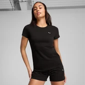 Puma Ess Elevated Tee Siyah Kadın Spor Tişört - 690894 01 - 1
