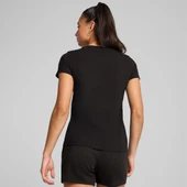 Puma Ess Elevated Tee Siyah Kadın Spor Tişört - 690894 01 - 2