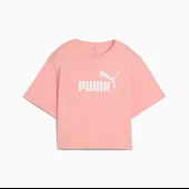 Puma Cropped No.1 Logo Tee Pembe Kadın Spor Tişört - 684972 18 - 4