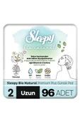 Sleepy Bio Natural Premium Plus Günlük Ped Uzun 96 Adet Ped thumbnail 2