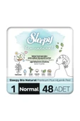 Sleepy Bio Natural Premium Plus Hijyenik Ped Normal 48 Adet Ped thumbnail 1