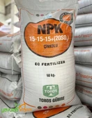 10 Kg 15 15 15 Kompoze Azot Fosfor Potasyum Kükürt Çinko Gübre - 1