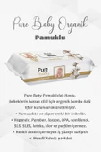 Üzümlü 50'li Bebek Islak Mendil Pure Baby Organik Pamuk 90'lı ve ROSIE - 4