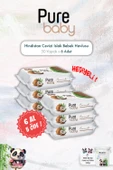 6 AL 5 ÖDE Pure Baby 50'li Hindistan Cevizli Islak Bebek Havlusu ve ROSIE - 1