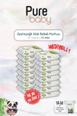 16 AL 14 ÖDE Pure Baby 50'li Zeytinyağlı Islak Bebek Havlusu ve ROSIE - 1