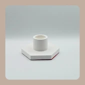 Lumen Dekoratif 2'li Mumluk & Şamdan Seti | El Yapımı | Minimalist Tasarım - 8