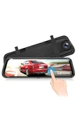 Lenovo V7AHD Siyah 1080P Araç içi 9.6inç Dokunmatik Dikiz Ayna Gece Görüşü Ön ve Arka Araç Kamerası - 4